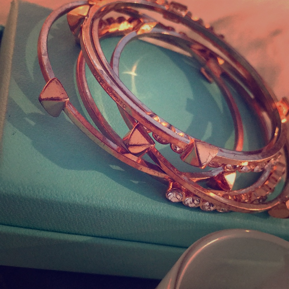 Multi rose gold plated vince camuto braclets